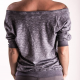 An kei Gray America T-shirt