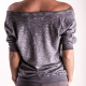 An kei - „Grey America“ marškinėliai trumpomis rankovėmis