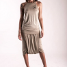 An kei OldGold Dress Curly 