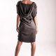 An kei Fless Dress Cranny Black