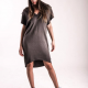 An kei Fless Dress Cranny Black