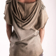 An kei - „OldGold Dirty Flecee“ suknelė-megztinis