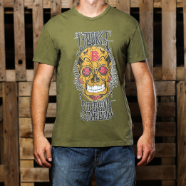 Broke Clothing – „Sugar skull“ marškinėliai