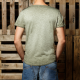 An kei - „Light Green Military Plain“ marškinėliai