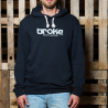 Broke Clothing - „Felpa Cappuccio Logo“ džemperis