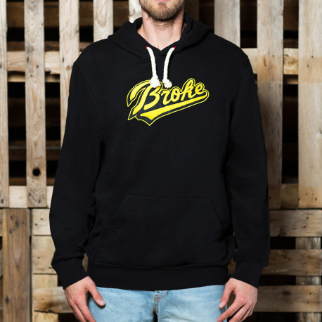 Broke Felpa Cappuccio Baseball black