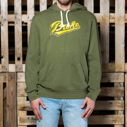 Broke Felpa Cappuccio Baseball Green