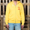 Broke Felpa Cappuccio Zip logo 2