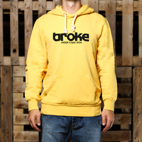 Broke Clothing - „Felpa Cappuccio Logo“ džemperis su gobtuvu